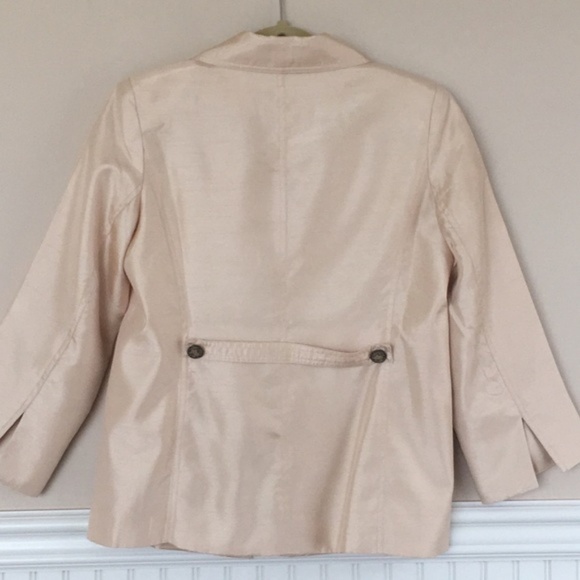 Susan Graver Cream Jacket - Picture 2 of 6